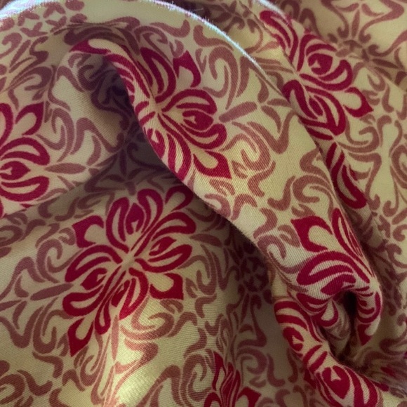 RP4LF YELLOW AND RED BOHO ASYMMETRICAL SLEEVELESS DRESS SIZE MEDIUM - Picture 3 of 4